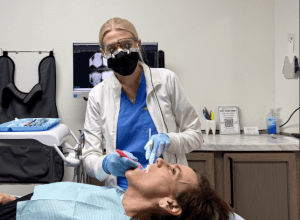 Largo Dentist working with patient in chair